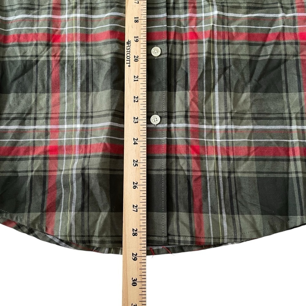 New Brooks Brothers Button Down Shirt Men’s M Plaid Regent Fit Fleece Embroidery - Picture 6 of 10